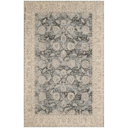 Safavieh Classic Vintage Power Loomed Rectangle Rug Cream & Grey - 5 x 8 ft. CLV306A-5